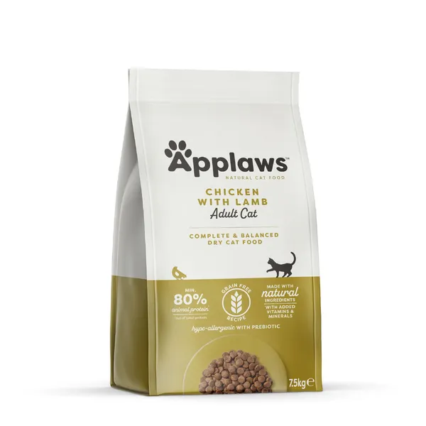 Adult Poulet/agneau Applaws Croquettes pour chat