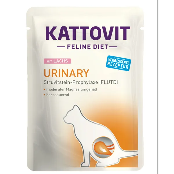 Urinary saumon Kattovit - Pâtée pour chat