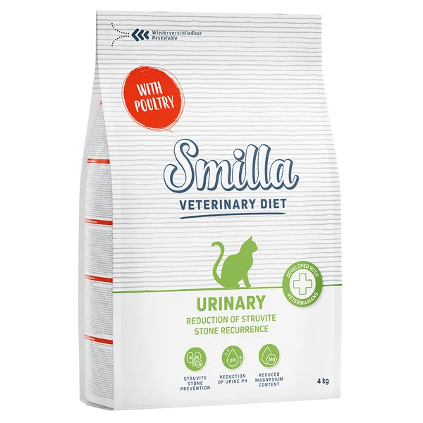 Smilla Veterinary Diet Urinary volaille - Croquettes pour chat