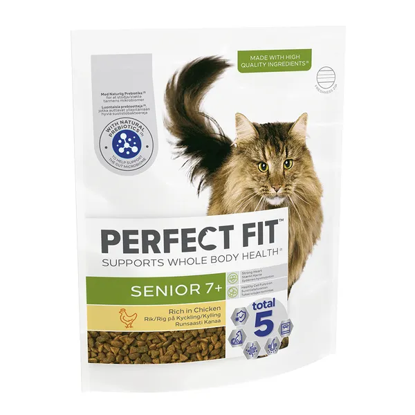 PERFECT FIT Senior 7+ Riche en poulet pour chat - 6 x 750 g