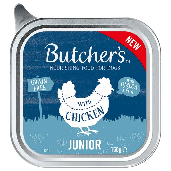 Lot Butcher's Original Junior 24 x 150 g - poulet