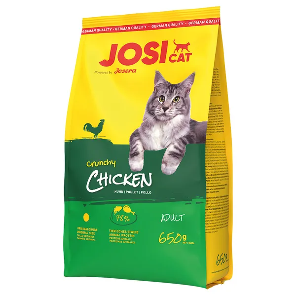 Josera JosiCat Crunchy poulet - 650&nbsp;g