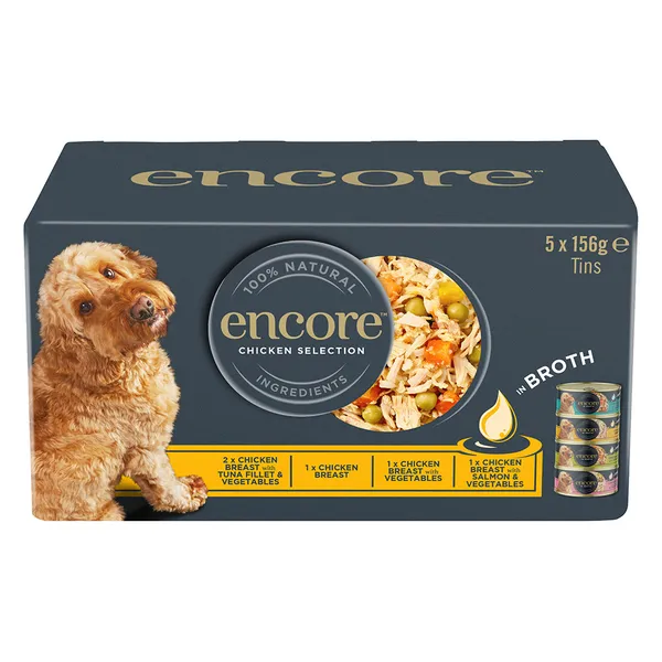 Encore boîte mix 20 x 156 g  - sélection au poulet (4 variétés)
