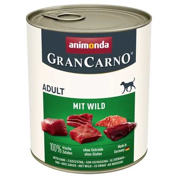 animonda GranCarno Original Adult 6 x 800 g - gibier