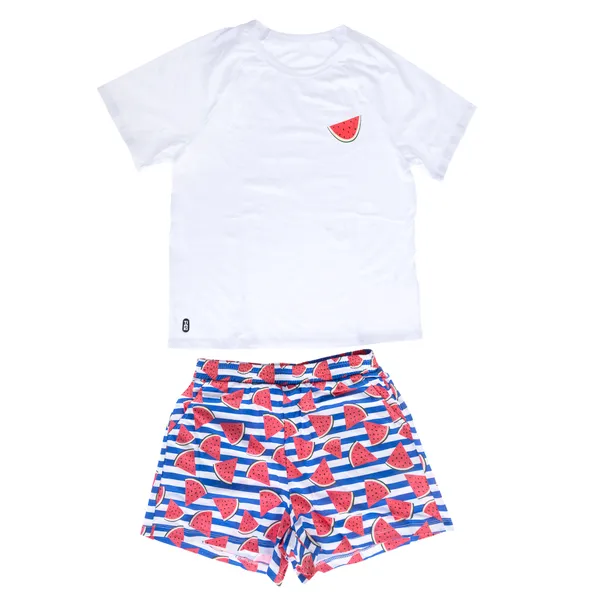 TIAKI Pet & Parent pyjama en look partenaire pour parents de chien, melon, taille L