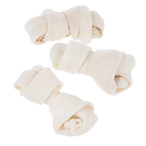 Barkoo Os natures à mâcher avec nœuds 3 os de 11 cm - Friandises pour chien