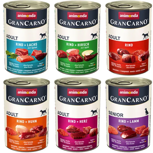 Animonda GranCarno Original Adulte Mixpaket 6 x 400 g Pack mix 1