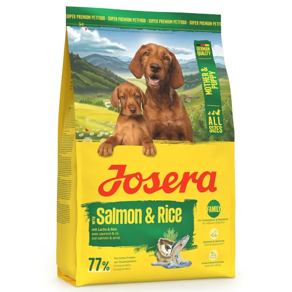3kg Josera Mother & Puppy avec saumon & Riz Nourriture sèche pour chiens