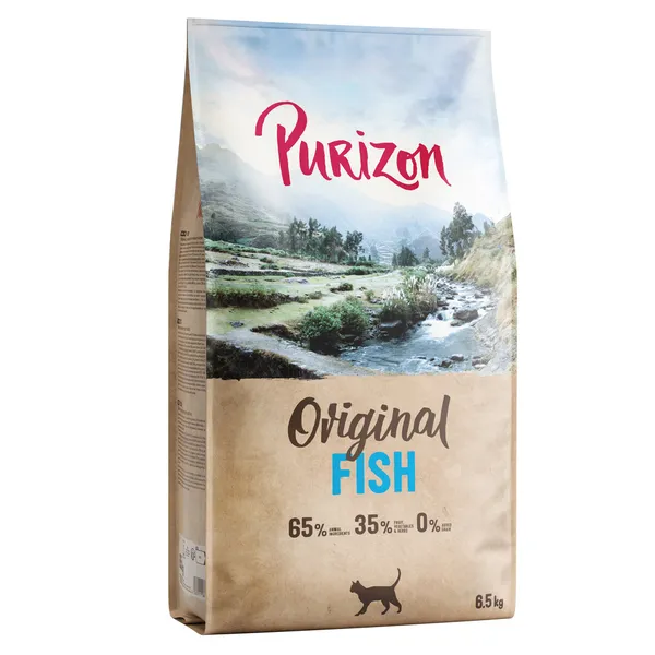 6.5kg Purizon Original Poisson - sans céréales croquettes pour chat