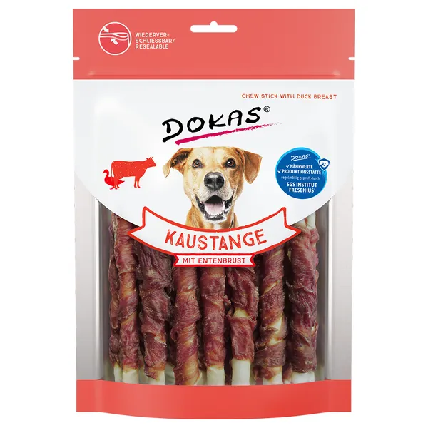 Bâtonnets à mâcher magret de canard Dokas - Friandises pour Chien