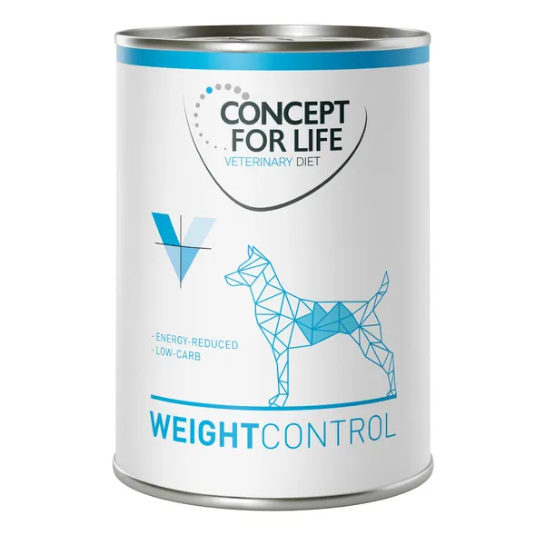 Concept for Life Veterinary Diet Weight Control pour chien - 6 x 400 g