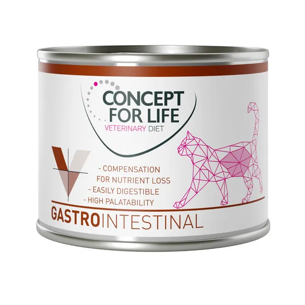 Concept for Life Veterinary Diet Gastro Intestinal pour chat - 24 x 200 g
