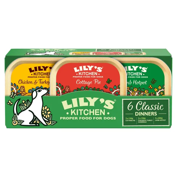 Classic Dinners Lily’s Kitchen, nourriture humide pour chien