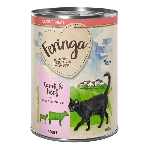 Feringa Classic Meat Menu agneau, bœuf - Pâtée pour chat
