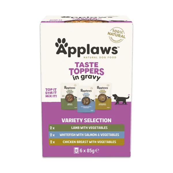 Applaws Taste Toppers lot mixte en sauce - Pâtée pour chien