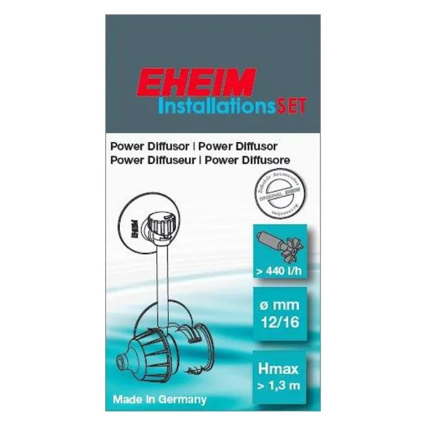 Eheim Diffuseur, Équipement technique pour aquarium