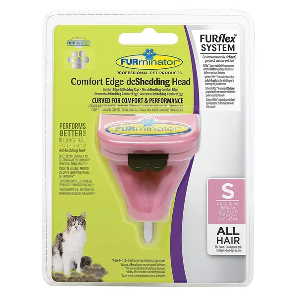 Tête de brosse deShedding FURflex Comfort Edge pour Chat de Petite Race - Furminator - S