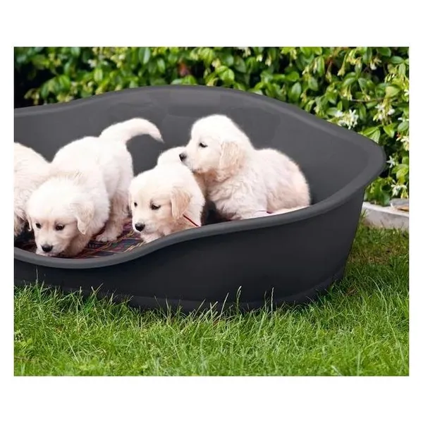 Corbeille Plastique Pour Chien Sleeper 45Cm Gris Anthracite