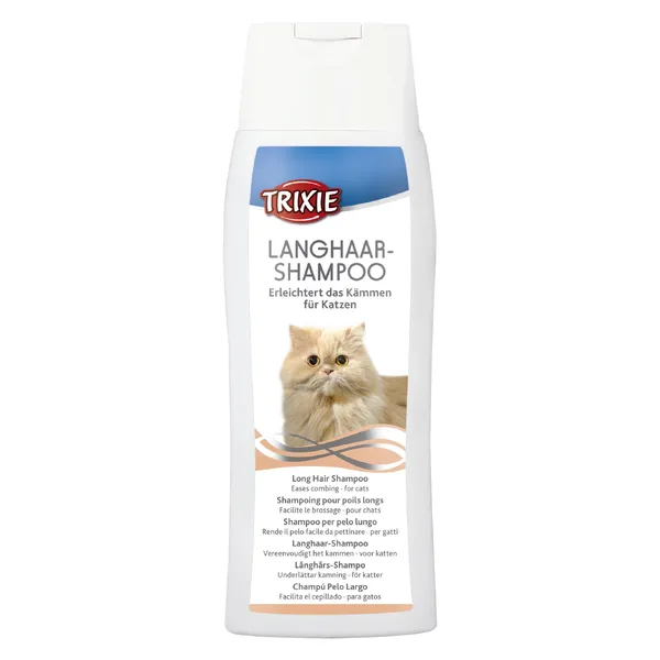 Trixie Shampoing Spécial Poils Longs, Chats 250 Ml