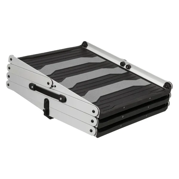 Escalier repliable 3 marches Trixie Friends on Tour en aluminium/TPR