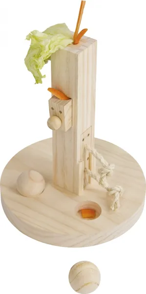KERBL Jeu de réflexion Feedtree pour rongeurs - 25x25x30cm – photo 4