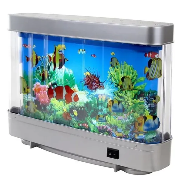 poisson tropical lampes précieuses aquarium décoratif veilleuse océan virtuel lampe de table LED dynamique décor de Label