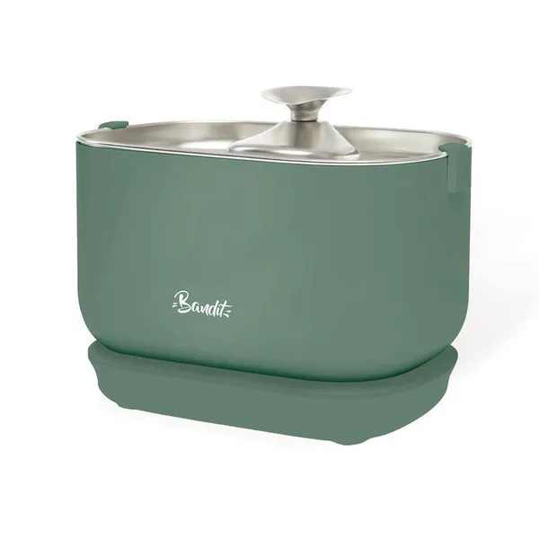 Bandit - Fontaine à Eau Filaire pour Chat 2 5L - Filtration 4 étapes - Ultra silencieuse érieure 30dB - Acier Inoxydable  MANGEOIRE