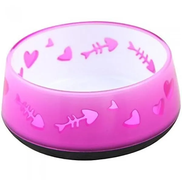 All for Paws Cat Bowl Heavy Base rose - (785.0204), Gamelle