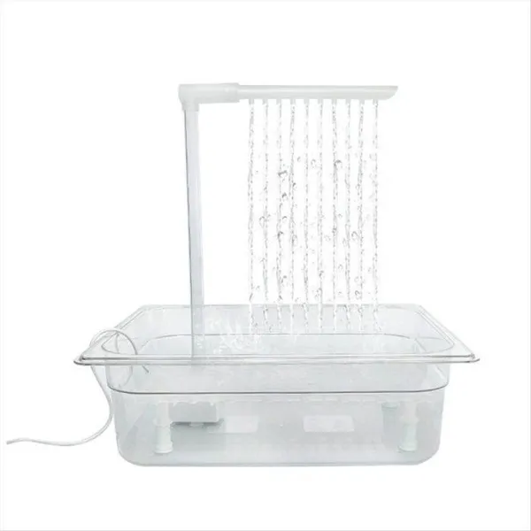 Baignoire de Bain Automatique pour Oiseaux Fontaine de Bain Multifonction pour Perroquets pour le Nettoyage des Perruches