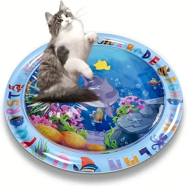 Tapis de jeu deau pour animaux de compagnie épais jouets pour chats et chiens interactif