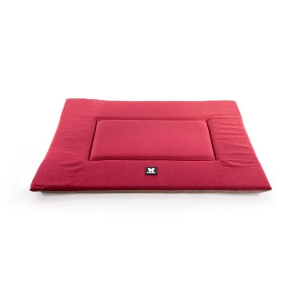 Tapis Pour Chien Et Chat Plat Réctangle Classique Martin Sellier 100 Cm Mixte Rouge