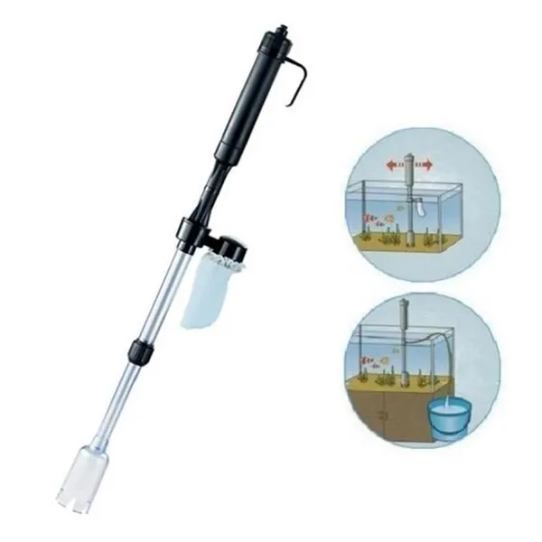 Aquarium Aspirateur Électrique Changeur deau Algicide Outil de nettoyage daquarium