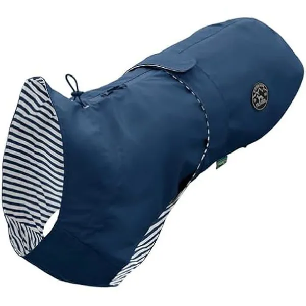Manteau imperméable pour Chien - HUNTER - Milford - Bleu - 25 cm - Réglable avec Harnais et Collier
