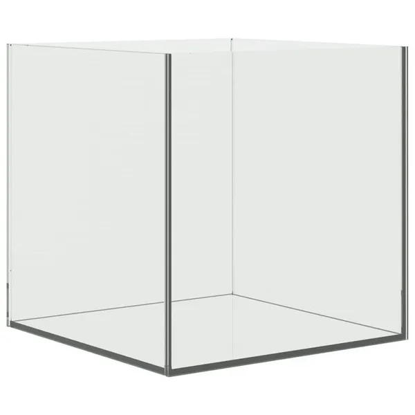 Aquarium en verre - vidaXL - Blanc - 30x30x30 cm - Verre robuste - Bords lisses - Sans couture