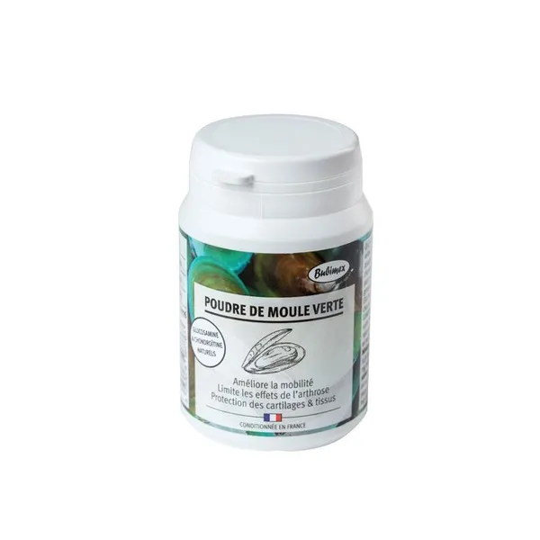 Complément alimentaire  – Bubimex Poudre de moules vertes – 60 g