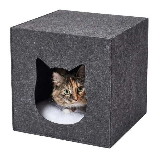 Relaxdays Tanière chat (Chat), Panier pour chien + chat