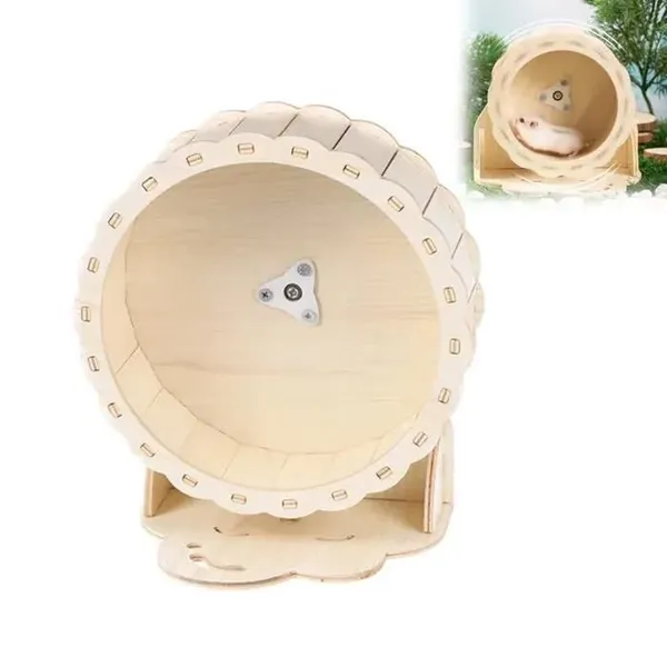 Roue dexercice pour hamster - 1 pièce diamètre 26cm silencieuse pour petit animal PIQUET DATTACHE