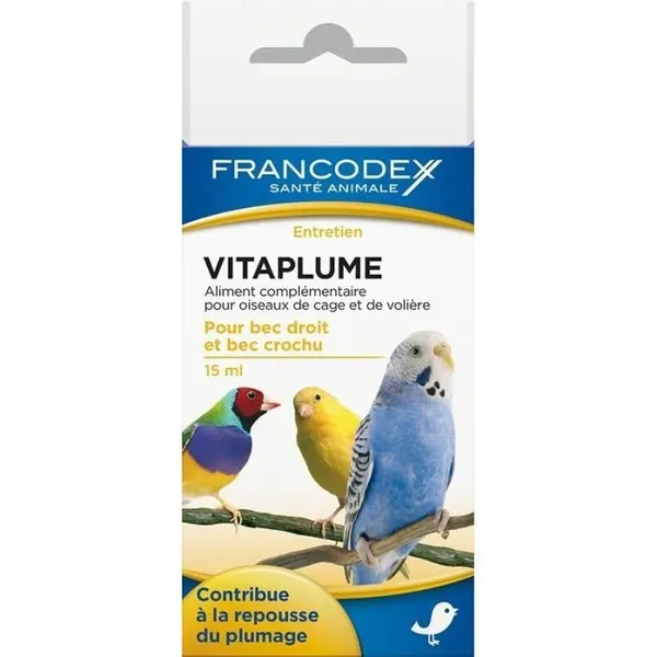 Francodex Supplément Vitaplume Pour Oiseaux 15 Ml