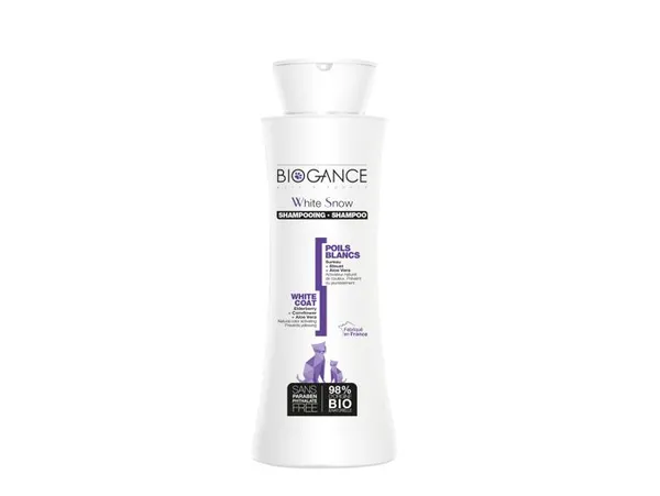 Shampoing White Snow poils blancs pour chat