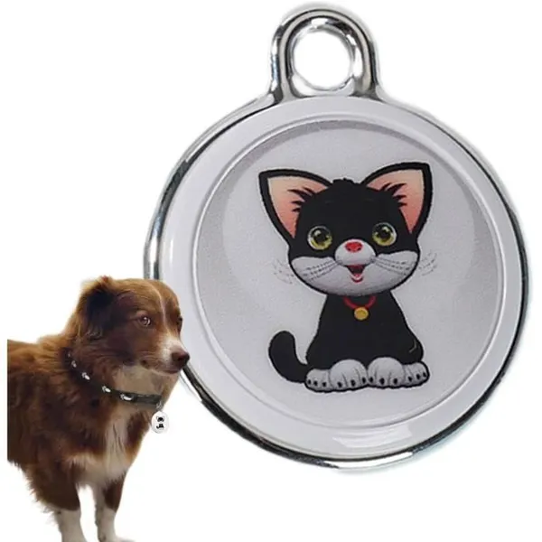 Traqueur GPS - Sans Abonnement - Étanche - Pour Chat et Chien - Localisation en Temps Réel - Anti-Perte Multicolore COLLIER