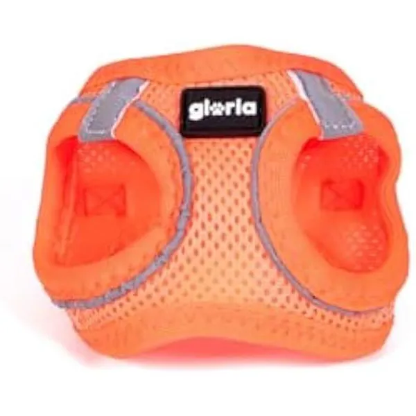 Gloria Pets Air Mesh Trek Star Orange Harnais/Robe Pour Chiens Xs