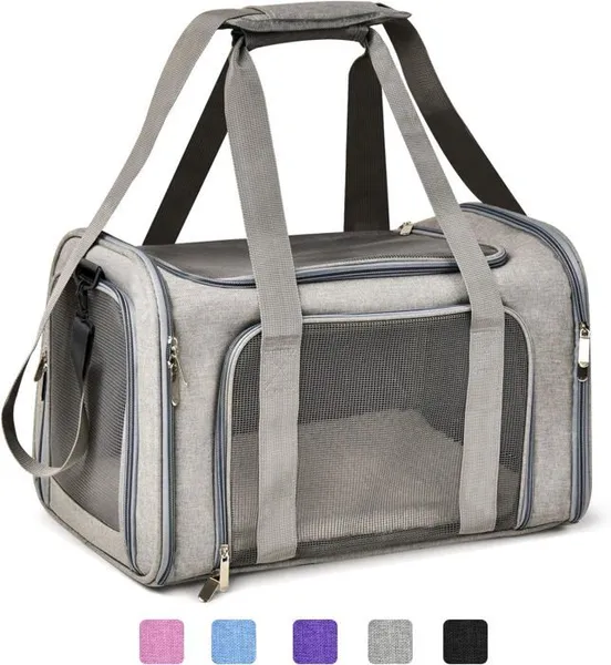 Sac De Transport Pour Animaux De Compagnie Pour Petits Chats De Taille Moyenne, Chiens, Chiots De 15 Lb