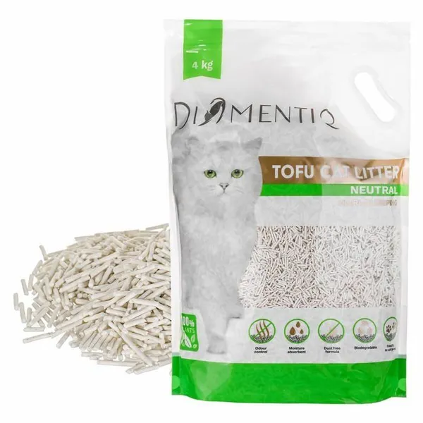 Diamentiq Tofu (Agglomérant, 4 kg), Litière pour chat