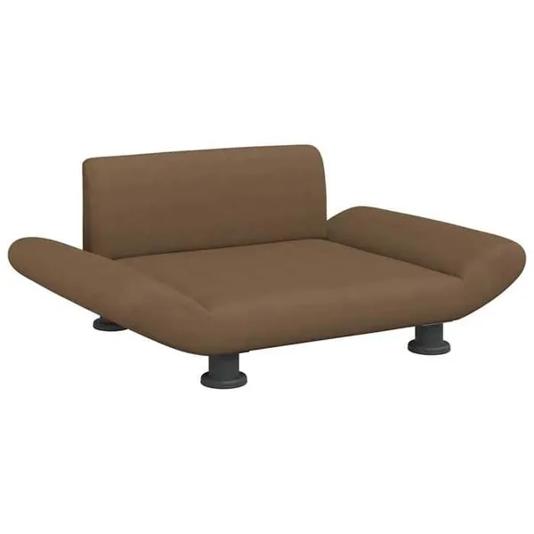 Lit pour chien panier canapé confortable 70 x 45 x 28 cm tissu marron 02_0042815