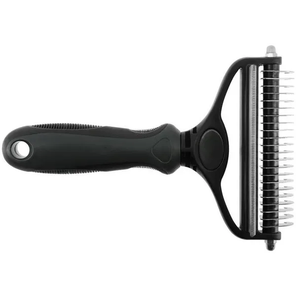 Brosse et peigne à mue 2 en 1 Hippotonic – photo 2