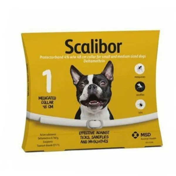 Collier Antiparasitaire pour Chien Moyen - 48 cm