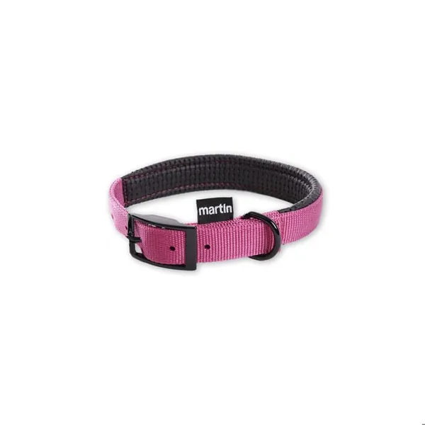 Collier droit Confort pour chien coloris rose - 2,5x55 cm