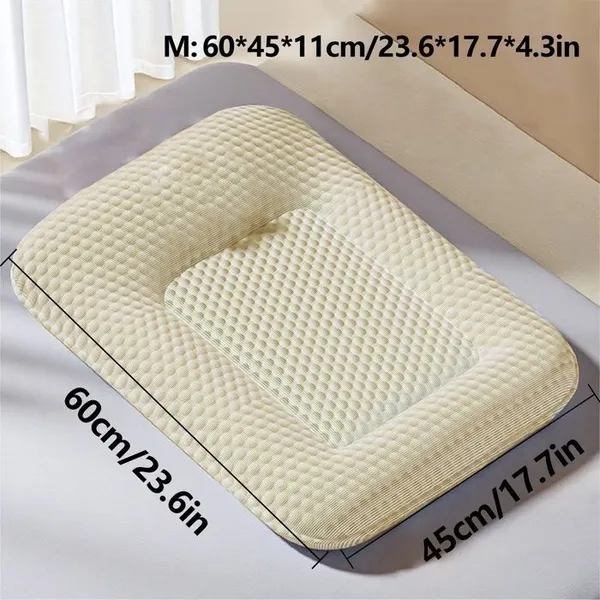 Tapis rafraîchissant 3D lavable pour chien et chat été - Technologie glace 3D - Jaune - 60x45 cm jaune CORBEILLE