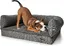 Hunter Canapé orthopédique pour chien Livingston, Panier pour chien + chat