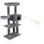 Arbre à chat Nox, gris foncé + support de fixation universel